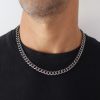 שרשרת גורמט מושחרת לגבר