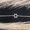 צמיד גורמט עדין עם מגן דוד לחריטה