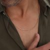 שרשרת עדינה מאוד לגבר בגולדפילד