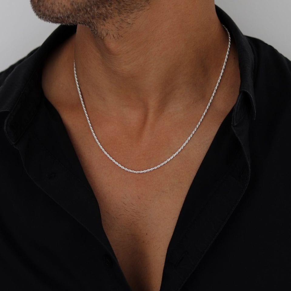 שרשרת חבל לגבר