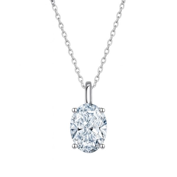 שרשרת מוסונייט אובלית 3 קראט