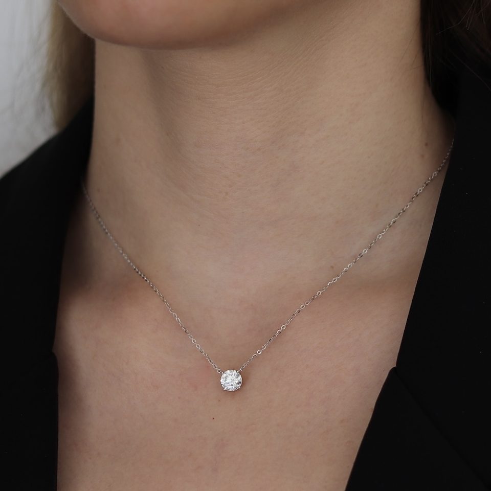 שרשרת מוסונייט 1 קראט