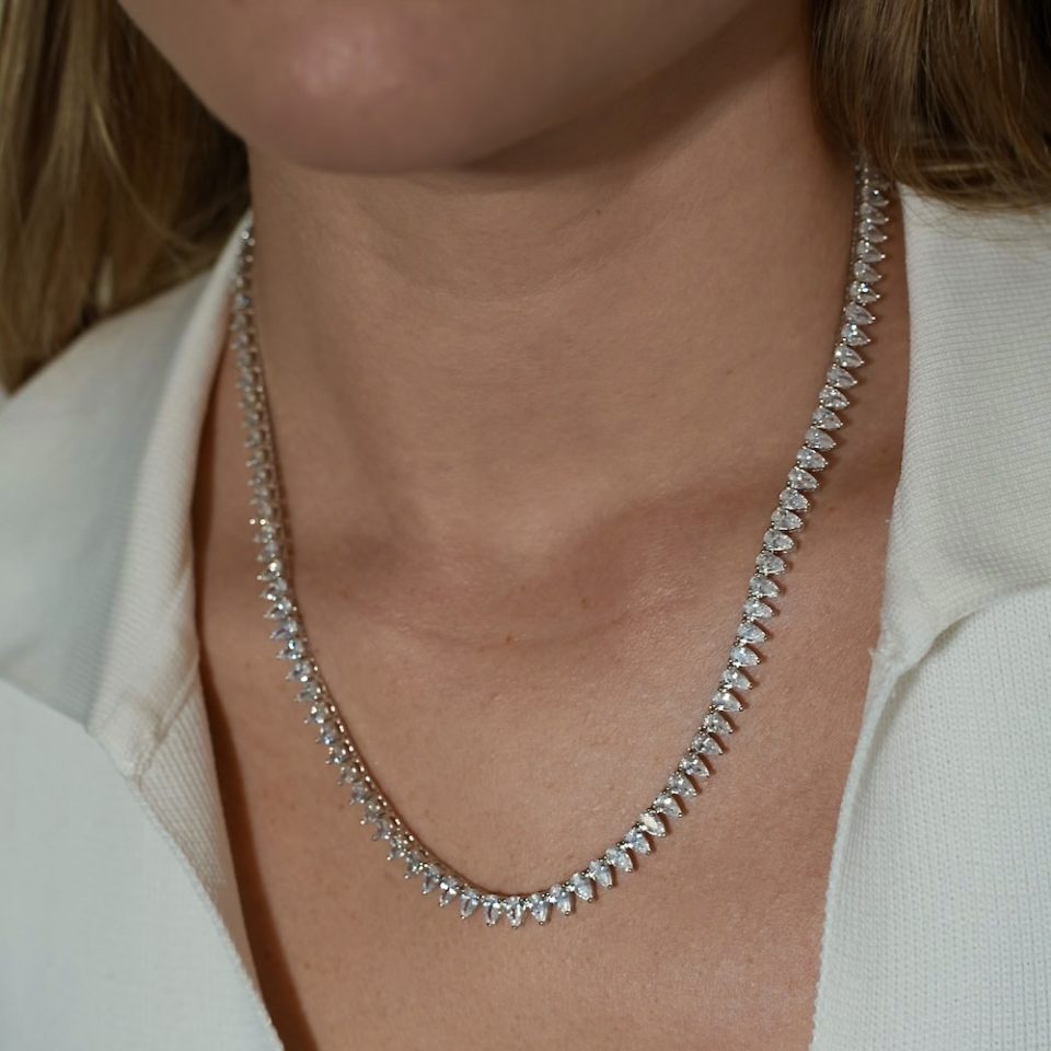 שרשרת טניס טיפות