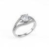 טבעת עין מעוצבת בכסף