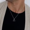 שרשרת אוזניות עדינות לגבר