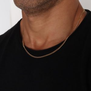 שרשרת גורמט זהב לגבר
