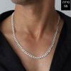 שרשרת גורמט כסף עבה מידה 55