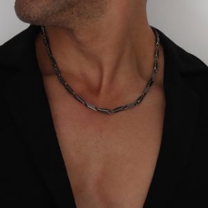 שרשרת טיטניום לגבר