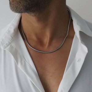 שרשרת נחש לגבר
