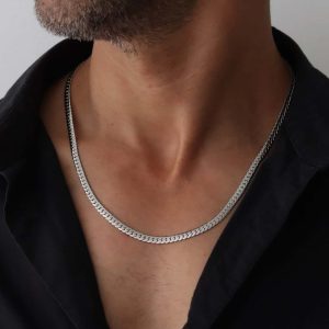 שרשרת נחש בכסף