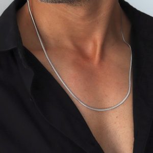 שרשרת נחש לגבר